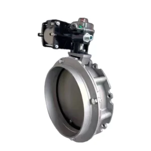 Butterfly Valve DN200 Single Flange Pneumatic Powder Butterfly Valve Double Flange Dust Butterfly Valve Cement Mixing Plant