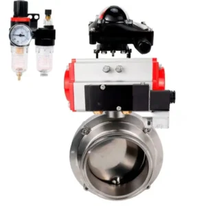 Butterfly Valve Stainless Steel AISI 304 Clamp 10 Bar Manual