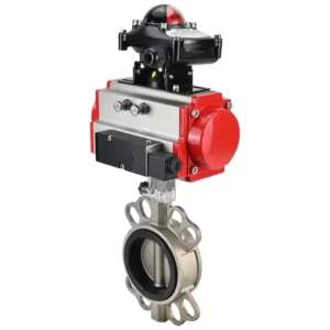 Butterfly Valve Stainless Steel AISI 304 Compact Flanged 16 Bar Manual WBV3131E 2W Fb H 57