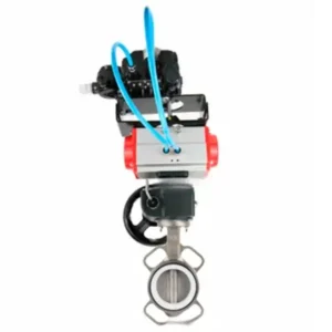 Butterfly Valve Stainless Steel AISI 304 Compact Flanged 16 Bar Manual WBV3131P 2W Fb H 54