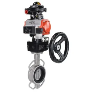Butterfly Valve Stainless Steel AISI 304 Compact Flanged 16 Bar Manual WBV3131V 2W Fb H 21
