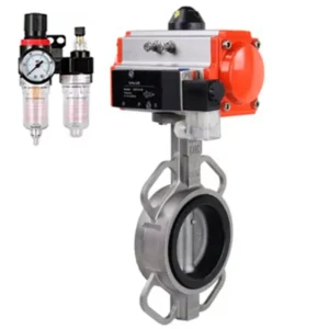 Butterfly Valve Stainless Steel AISI 304 Compact Flanged 16 Bar Manual WBV3131V 2W Fb H 58