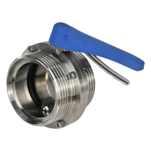 Butterfly Valve Stainless Steel AISI 304 Threaded 10 Bar Manual