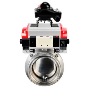 Butterfly Valve Stainless Steel AISI 304 Threaded 10 Bar Pneumatic WBV3131S 2W T H 12