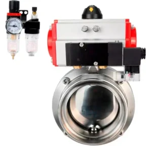 Butterfly Valve Stainless Steel AISI 304 Threaded Manual WBV3131S 2W T H 3