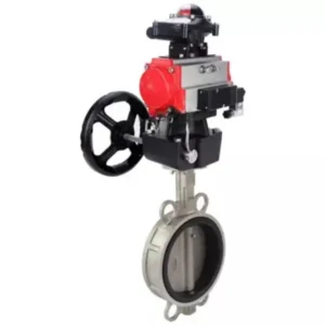 Butterfly Valve Stainless Steel AISI 316l Compact Flanged Manual WBV3232V 2W Fb H Stainless Steel