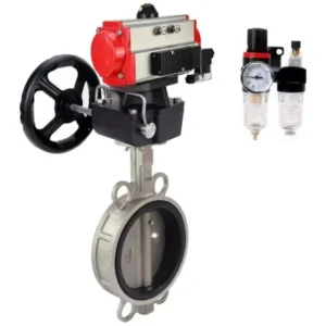 Butterfly Valve Stainless Steel AISI 316l Compact Flanged PN16 Manual WBV3232E 2W Fb H 2