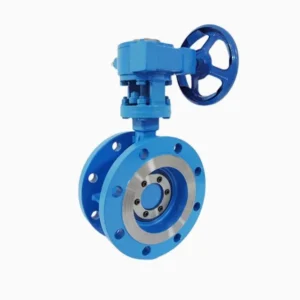 Butterfly Valve Triple Eccentric Cast Steel Metal Seal 0 Leakage Gear Operation Butterfly Valve