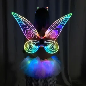 Butterfly Wings Luminous Angel Wings Colorful Party Performance Atmosphere Makeup Costume Props