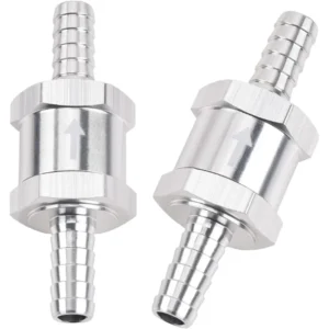 C-Way 2-Way Non-Return Check Valve PTFE Sealing High Temperature Water 1/2 Inch BSPT Female Threaded Stainless Steel 304 OEM