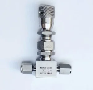 C276 Needle Valve Micro Flow Control Alloy 20 Chemical Processing Valve Hastelloy Precision Regulating Valve