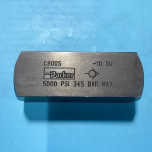 C800S Colorflow Hydraulic Check Valve 1/2″ NPT 5000 PSI 15 GPM Carbon Steel High Pressure Inline Valve