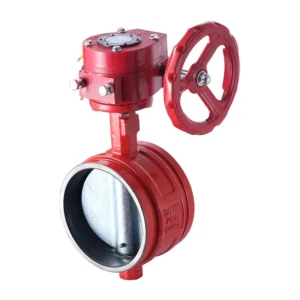 CE Certification Manual Ductile Iron Butterfly Valve Fire Fighting Water Applications OEM Customizable