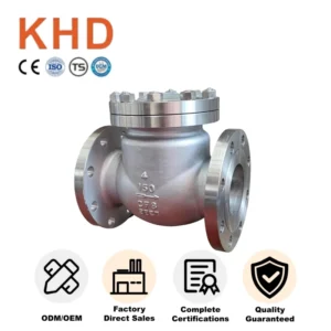 CF8 Flange Check Valve Api Iso Ce Ansi High Pressure Check Valve for Oil Gas Steam Water
