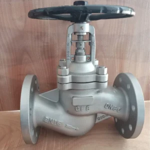 CH41 Material Manual Control Globe Valve Bellow Seal PN16 PN25 Flange x Flange OEM Shutoff Hot Oil High Temperature Steam