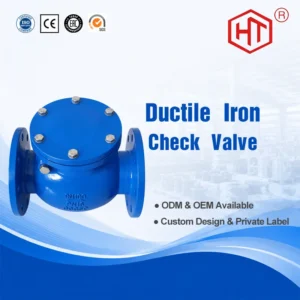 Cast Iron Check Valve Horizontal One way Check Valve Flange Swing Check Valve
