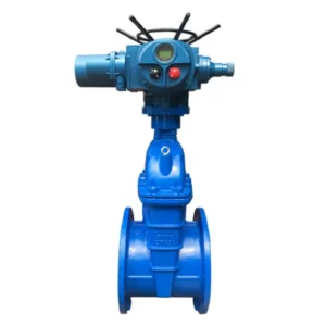 Cast Iron Electric Gate Valve Flange Soft Seal Gate Valve