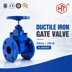 Cast Iron Flange Gate Valve Industrial Pipeline Manual Turbine Concealed Soft Gate Valve Seal for Water