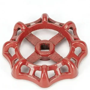 Cast Iron Manual Control Water Valve Handwheel Replacement for Gate Globe Valves High Temperature Square Hole Rotating Handle