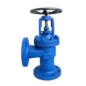 Cast Steel Flange Bellows Seal Angle Globe Valve WJ44H-16C High Temperature Shutoff Valve for Steam Thermal Oil System