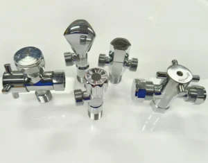 China Factory Direct Sale 1/2 Brass Angle Valves Water Valve Chrome Finish Commercial Kitchen Use OEM Available