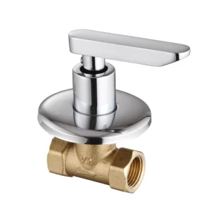 China Factory Toilet Kitchen Water Tap Faucet Bathroom Accessories Brass 1 2 Angle Valves