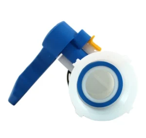 China Manufacturer Manual Water DN62 Butterfly Valve S60x6 Thread IBC Tank Fittings Camlock Adapter