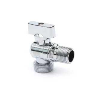 Chinese Manufacturer High Quality Brass MxM E 2 Connector Forged Angle Valve