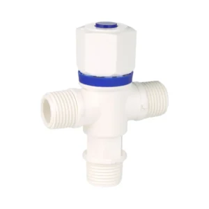 Chinese Plastic PP PVC 90 Degree Three 3 Way Right Water Angle Valve Triangle Valve