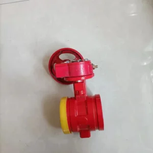 Clamp Butterfly Valve Fire Signal Butterfly Valve Flange Wafer Butterfly Valve Electric Pneumatic Grooved Butterfly Valve