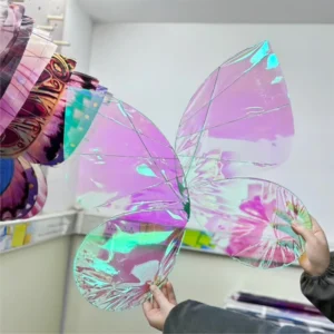 Colorful LED RC Flying Butterfly Detachable Battery 7-10Mins Wedding Proposal Festival Stage Performance Prop