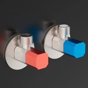 Commercial Factory Supplied Water Control Faucet Angle Valve Bathroom Kitchen Fittings 1/2 Toilet Angle Valve