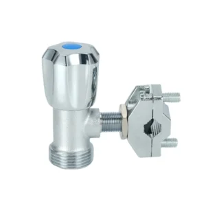 Commercial and Industrial Chrome Plated Brass Manual Water Control Toilet Angle Valves