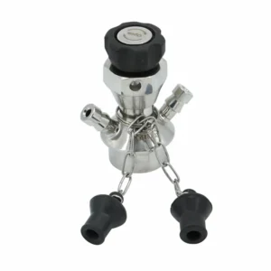 Compass Stainless Steel Sanitary Aseptic Sampling Valve 0.5″ SS316 Hygienic Sampling Needle Valve Manuel Tri Clamp Sample Valve