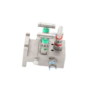 Coplanar T Type 5 Way Manifolds Stainless Steel Forged 6000psi Hydraulic Valve Manifold