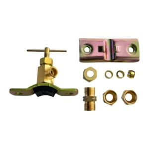 Copper Needle Valve with 1 4″ Compression Outlet Fit 3 8″ to 1 1 4″ OD Tube