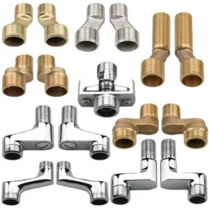 Copper Shower Lengthened Thickened Curved Angle Valve Long Foot Corner Joint Faucet