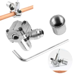Copper Tube Needle Valve Puncture and Repair Tool for Refrigerators and Air Conditioners Fluorine Tools Welding Free