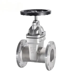 Corrosion Resistant 304 Stainless Steel Manual Gate Valve Non-Rising Stem Flanged Connection Low Maintenance Long-Term Water