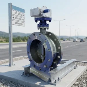 Corrosion Resistant Carbon Steel Butterfly Valve for Oxygen and Chemical Pipelines