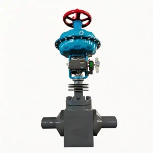 Corrosion Resistant Pneumatic Steam Control Valve with PTFE Seal and Hastelloy Trim for Chlorine Gas
