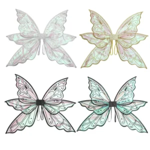 Cross-border Amazon Holiday Party Performance Props Fairy Wings Hot Foil Butterfly Fairy Wings