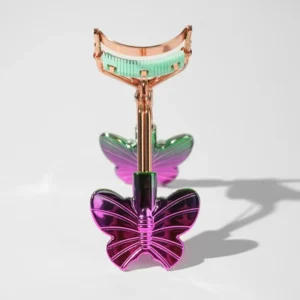 Custom Butterfly Handle Makeup Tool Eyelash Curler Long Lasting Natural Lash Lift Tool for All Eye Shapes