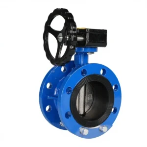 Custom DN1000 Cast Steel Triple Eccentric Turbine Hard Sealed Flanged Butterfly Valve