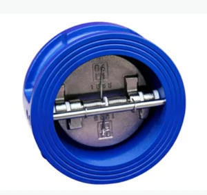 Custom H77X 16Q DN100 Dual Plate Check Valve Ductile Iron with Soft Seal PN16 No Return Valve