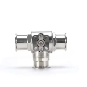 Custom High Platform 3 Way Ball Valve SS304 Food Grade Manual 1 Inch General Application OEM Water 1 Year Warranty