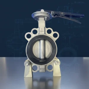 Custom Stainless Steel Wafer Handle Butterfly Valve Sealed Ductile Iron Butterfly Valve for Petroleum and Gas Engineering
