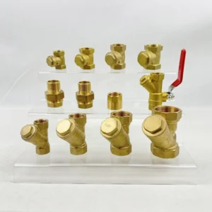 Custom Swing Check Ball Valve Fitting Water Pipe Brass Y Strainer Filter Plumbing Materials Accessories Parts Supplies