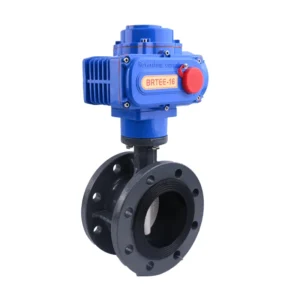 Custom made WCB Electric Flange Butterfly Valves From Chinese Manufacturers UL certification