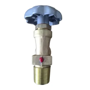 Customizable 30bar Brass C2H2 Cylinder Valve with Hpb59 1 Needle Valve for Manual Gas Control